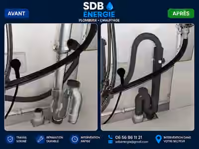SDB ENERGIE | Plombier dépannage 7j/7