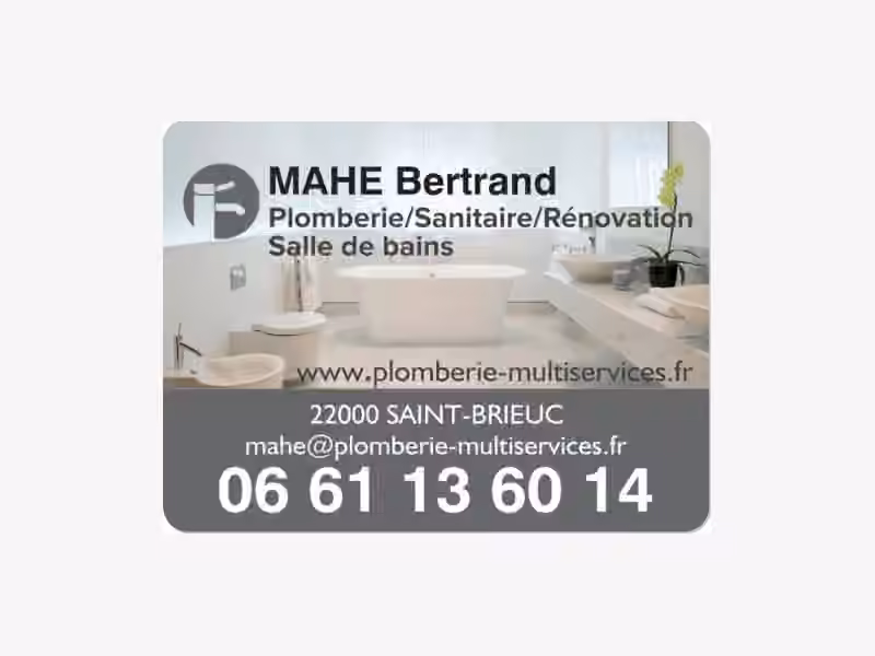Bertrand Mahé Plomberie